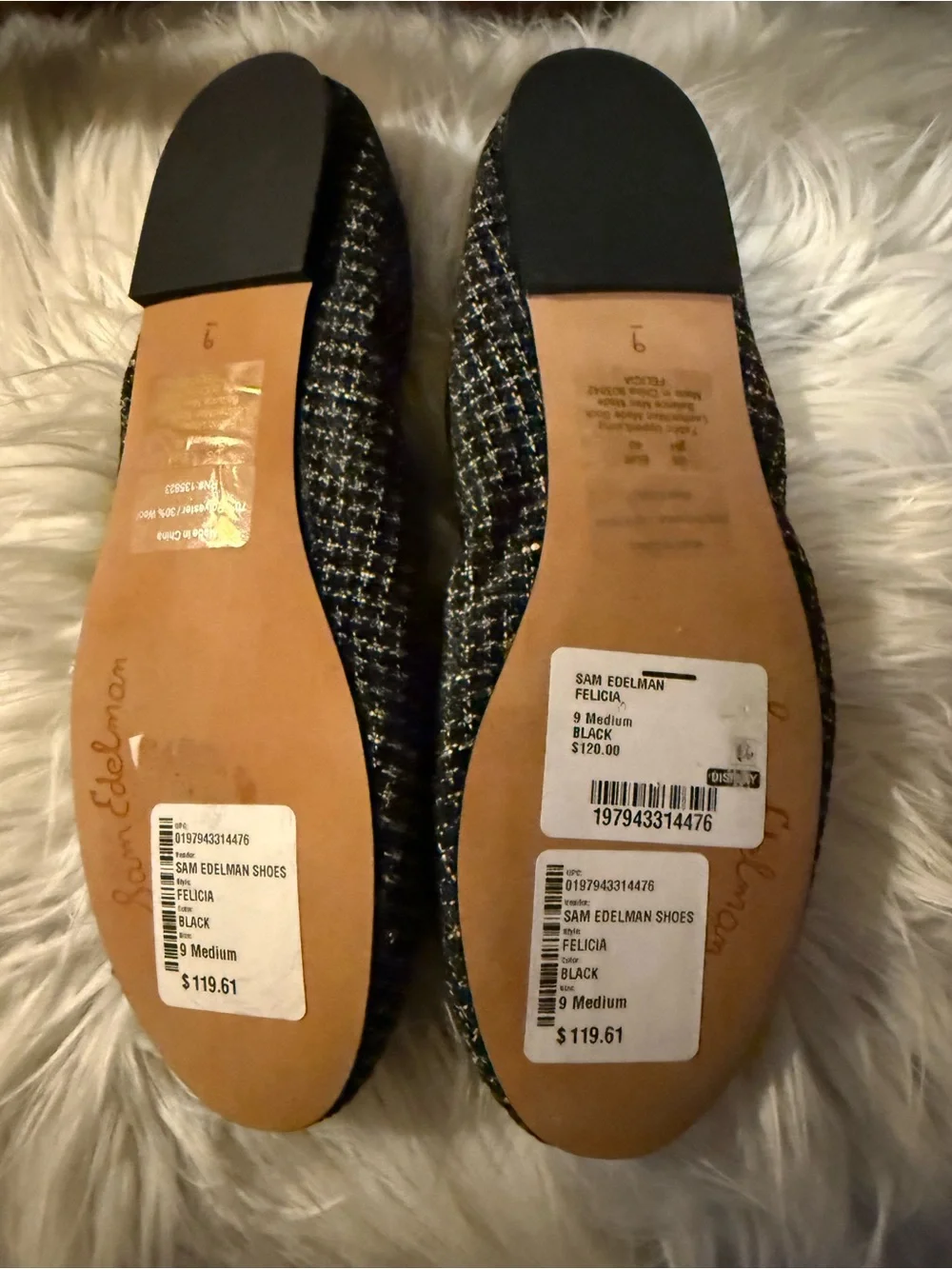 SAM EDELMAN Felicia Ballet Flats. NWT